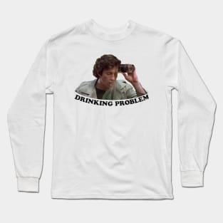 drinking problem men Long Sleeve T-Shirt